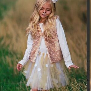 Sparkle In Pink Halloween Deer Costume    Getting 2 Piece Deer Costume 12/14